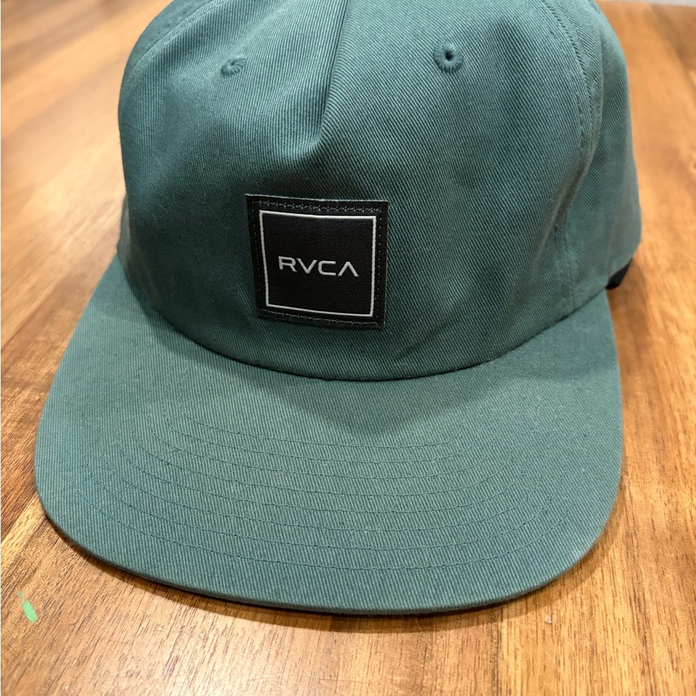 RVCA Men's Teal Snapback Cap